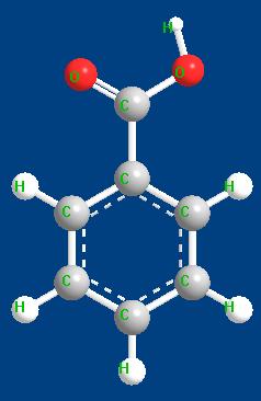 βενζοϊκό οξύ (το απλούστερο αρωματικό οξύ) Δεσμός υδρογόνου Όπως συμβαίνει και στις αλκοόλες, τα σημεία ζέσεως των
