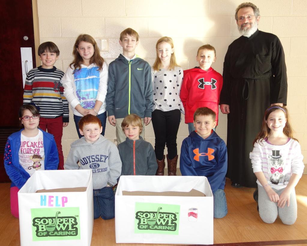 HOPE A big Thank You to the children that participated in the Souper Bowl of Caring service project last Saturday. See the picture from the event. You helped us become Souper Bowl Champions!