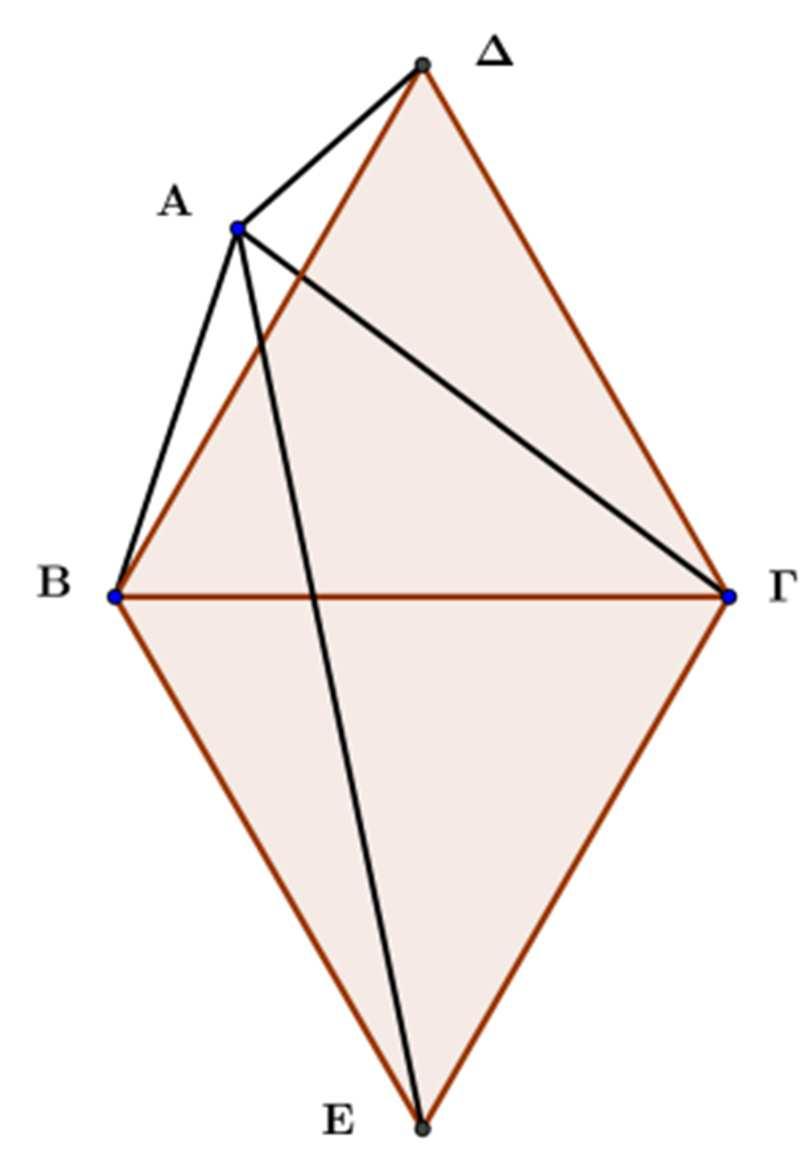 ΕΦΑΡΜΟΓΗ Η Αν σε ένα τρίγωνο ΑΒΓ είναι β + γ = 4µ α, να δειχθεί ότι το τρίγωνο είναι ορθογώνιο. Από το 1 ο θεώρημα των διαμέσων έχουμε: ΑΣΚΗΣΕΙΣ ΓΙΑ 1.