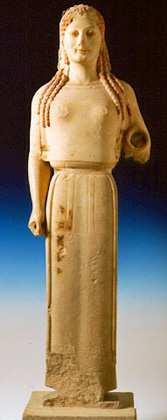 Η πεπλοφόρος Γύρω στα 540-530 π.χ.