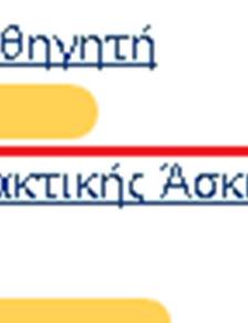 φοιτήτρια για αίτηση Πρακτικής Πρακτική Άσκησηη Παν.