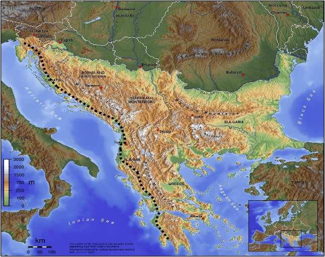 Οδικοί Άξονες - Άξονας Αδριατικής- Ιονίου Ο οδικός άξονας Αδριατικής - Ιονίου αποτελεί σχέδιο μελλοντικού αυτοκινητοδρόμου που θα εκτείνεται κατά μήκος της ανατολικής ακτής της Αδριατικής θάλασσας