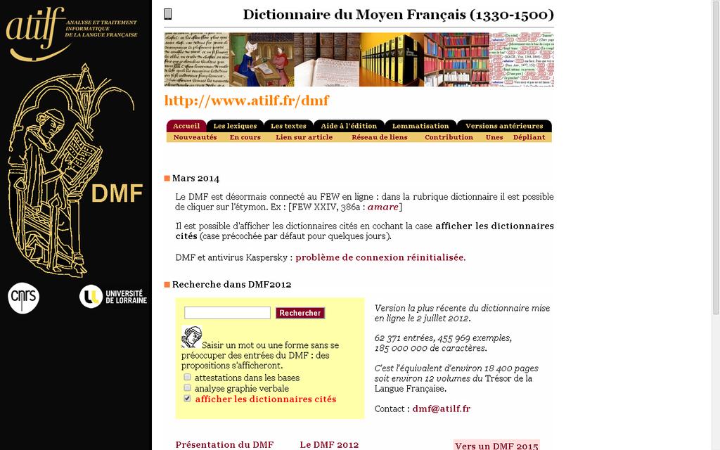 Dictionnaire du Moyen