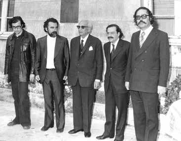 Δάβη, Δ. Δημητριάδης. Πίσω: Β. Βεϊνόγλου.