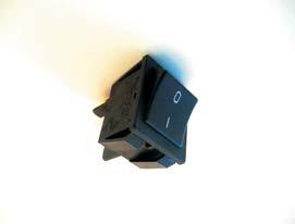Prekidači PREKIDAČ - DVOPOLNI model: DS - 401 YAA F0 crno kućište, crno dugme oznaka štampe na dugmetu: