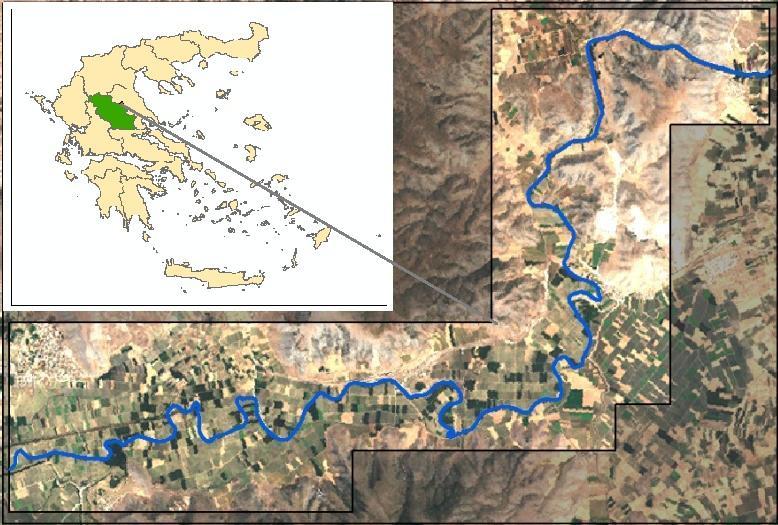2. Study Area and Data Initially Available Study Area Study area is located in Thessaly, in Central Greece.