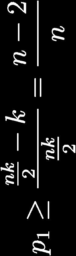 Ελάχιστος βαθμός κορυφής ελάχιστη τομή. G(V, E) έχει ελάχιστο βαθμό κορυφής k.