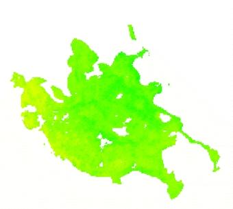 Evapotranspiration (mm) 8 6 4 2 0 10 Daily actual evapotranspiration in the centre of