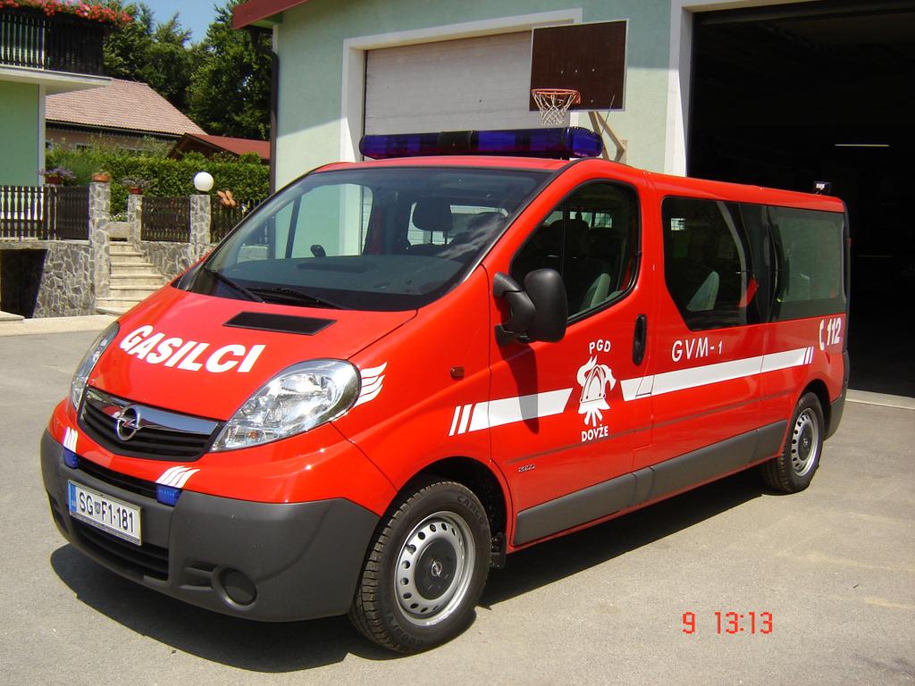 Vpihovalec zraka (v skladu s krajevnimi potrebami) Potopna črpalka TP 4/ 4425.2. Druga gasilska vozila.2.5.. Gasilsko vozilo za prevoz moštva GVM- je manjše gasilsko vozilo za prevoz gasilcev in osebne opreme.