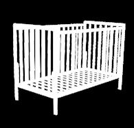 Baby cot with orthopedic base 3