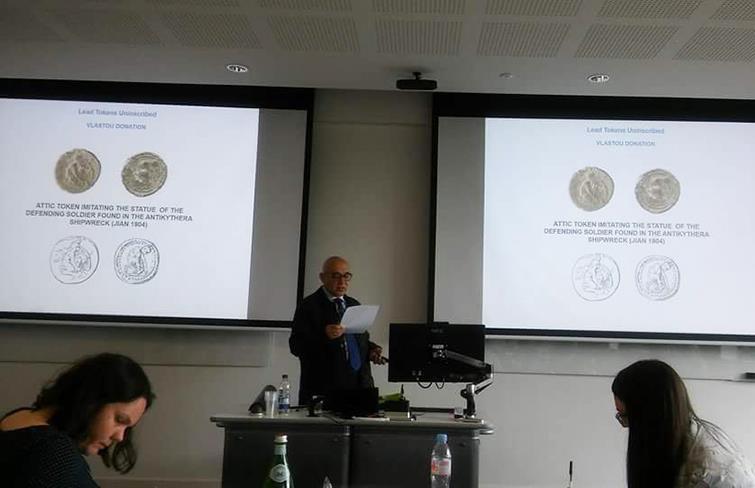 τίτλο: Tokens from the Collections in the Numismatic Museum Brought to Light και προήδρευσε στη συνεδρία Tokens, Authority and Government.