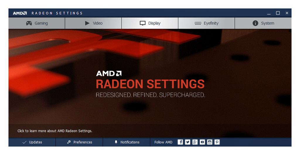 Αλλαγή των ρυθμίσεων της οθόνης και πίνακας ελέγχου γραφικών 1 Κάντε δεξί κλικ στην επιφάνεια εργασίας και πηγαίνετε στην επιλογή AMD