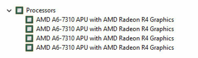 3 Αναπτύξτε την επιλογή Processors (Επεξεργαστές). Έλεγχος της χρήσης του επεξεργαστή μέσω της δυνατότητας Task Manager (Διαχείριση Εργασιών) 1 Κάντε δεξί κλικ ή πατήστε δύο φορές στη γραμμή εργασιών.