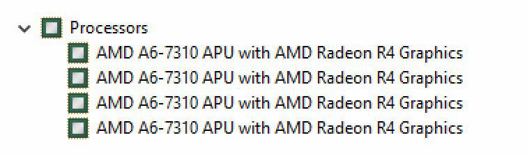 3 Αναπτύξτε την επιλογή Processors (Επεξεργαστές). Έλεγχος της χρήσης του επεξεργαστή μέσω της δυνατότητας Task Manager (Διαχείριση Εργασιών) 1 Κάντε δεξί κλικ ή πατήστε δύο φορές στη γραμμή εργασιών.