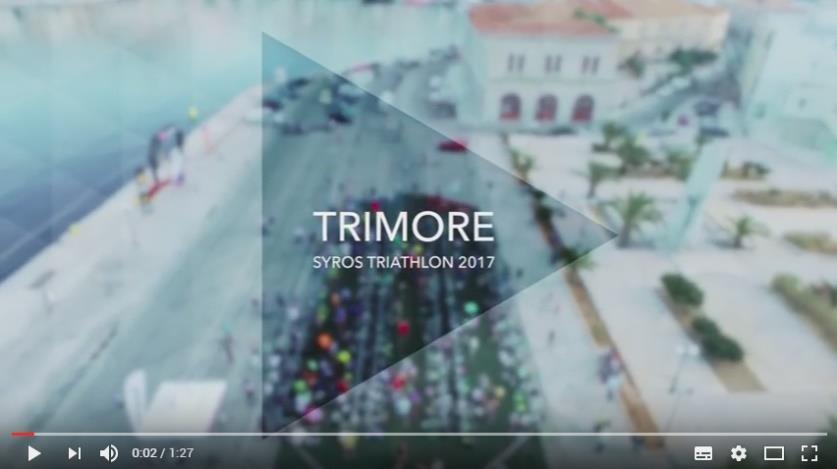 Syros Triathlon 2017 15-18 Ιουνίου Το 2nd TRIMORE Syros Triathlon 2017 (15-16-17-18 Ιουνίου) έχει καθιερωθεί ως ο απόλυτος Τριαθλητικός και Τουριστικός Θεσμός στην πρωτεύουσα των Κυκλάδων αλλά και