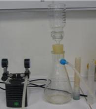 αιωρούμενων στερεών (Volatile Suspended Solids, VSS) χρησιμοποιήθηκε πυραντήριο (σταθερή θερμοκρασία στους 550 oc) της εταιρείας Nabetherm, μοντέλο controller b170.
