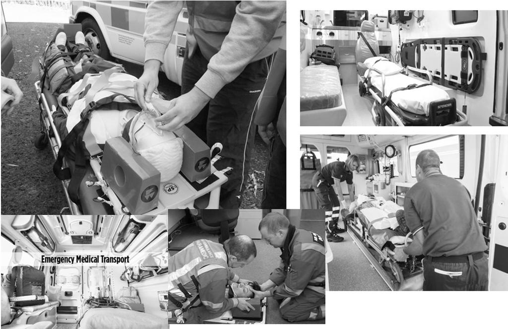 Φροντίδα του τραυματία πριν από την μεταφορά Ο ασθενής τοποθετείται σε ειδική ισοθερμική κουβέρτα, για την μείωση της πιθανότητας απώλειας θερμότητας, και στη συνέχεια στο φορείο.