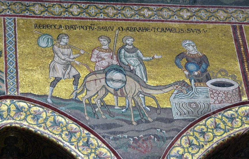 Ψηφιδωτό από το Ναό Κοιμήσεως της Θεοτόκου