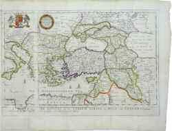 [Zacharakis 2797/1830] 750-1000 1680 BLOME R. A MAPP OF THE ESTATES OF THE TURKISH EMPIRE IN ASIA AND EUROPE. Designed by Monsr.