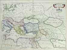 1682 SANSON N.-TAVERNIER M. ROMANI IMPERII QUA ORIENS EST DESCRIPTIO GEOGRAPHICA. Auct. N. Sanson Abbavillaeo Christianiss.