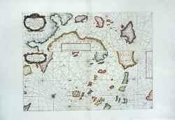 Χαλκόγραφος, επιζωγραφισμένος χάρτης της Τρίπολης Αρκαδίας που εκτείνεται από τον Χελμό στον νότο μέχρι την Μαντίνεια στον βορρά. Υπόμνημα με κάτοψη της Τρίπολης.