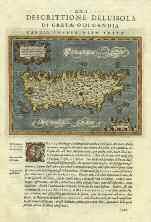 [Zacharakis 2853] 100-130 1713 CANDIA INSULA, OLIM CRETA. Padua, 1621.