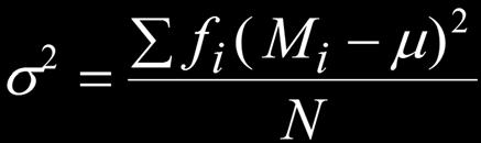 Δείγμα s 2 = fi ( Mi x )