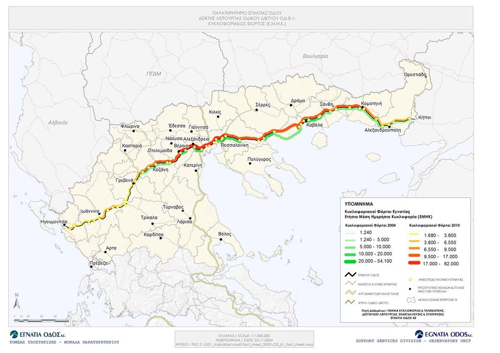 Χάρτης 30: Κυκλοφοριακός