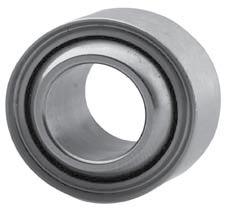 WSSX-T / WSSX-TV WIDE SERIES, PTFE LINED + BEARING B D W T O a o LOAD RATINGS APPROX. PART NO. DIA. DIA. WIDTH WIDTH SHOULDER DIA. MIS. STATIC LIMIT DYNAMIC WEIGHT DIA. ANG.