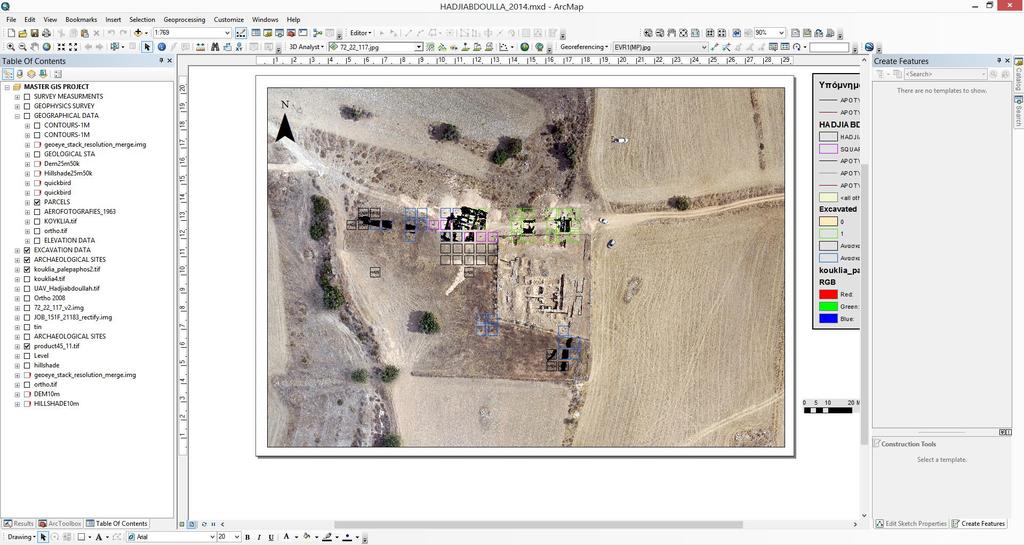 GIS Αρχαίας Πάφου ArcGIS 10