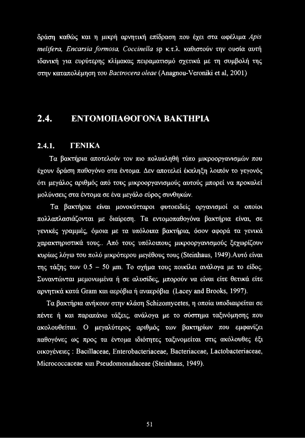 καθιστούν την ουσία αυτή ιδανική για ευρύτερης κλίμακας πειραματισμό σχετικά με τη συμβολή της στην καταπολέμηση του Bactrocera oleae (Anagnou-Veroniki et al, 2001)