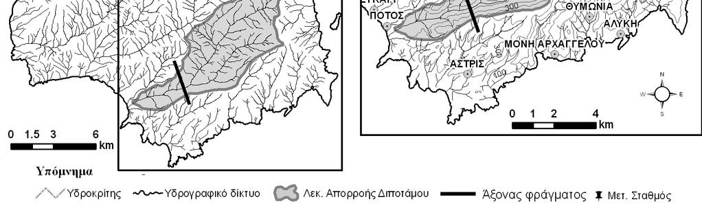1 ΔΗΜΙΟΥΡΓΙΑ ΚΑΜΠΥΛΗΣ ΥΨΟΣ ΦΡΑΓΜΑΤΟΣ ΣΤΑΘΜΗΣ - ΧΩΡΗΤΙΚΟΤΗΤΑΣ ΤΑΜΙΕΥΤΗΡΑ Η σχετική καμπύλη δημιουργήθηκε χρησιμοποιώντας ως πρωτογενή δεδομένα, το ψηφιακό μοντέλο εδάφους, το υδρογραφικό δίκτυο της