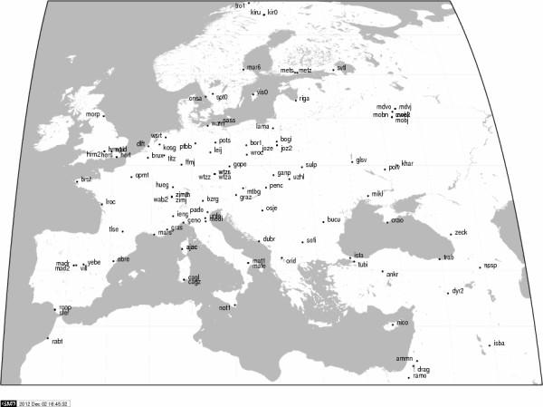 Επεξεργασία Δορυφορικών Γεωδαιτικών Παρατηρήσεων στην Σαντορίνη Illustration 1:
