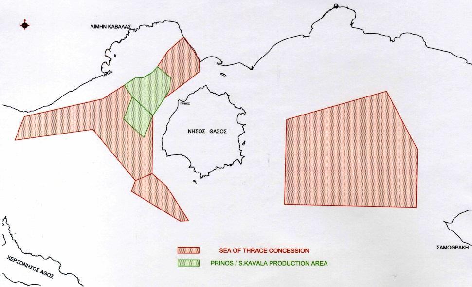 Παραχώρηση Θρακικού Πελάγους (Sea of Thrace) ΕΛΛΗΝΙΚΑ ΠΕΤΡΕΛΑΙΑ 25% Calfrac Well Services 75% Εξαιρετικά πετρελαιοπιθανή περιοχή, η οποία περιβάλλει δυτικά της Θάσου τα κοιτάσματα