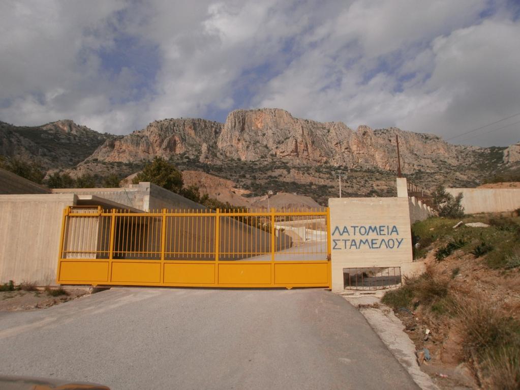 8.2 Οικονομία Οι λατομικές εκμεταλλεύσεις ικανοποιούν ζωτικές οικονομικές και κοινωνικές ανάγκες για την περιοχή Των Μεγάρων.