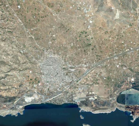 2.2 Οριοθέτηση Βιομηχανικής Ζώνης Στην ευρύτερη περιοχή του Δήμου Μεγάρων λειτουργούν τρία βιομηχανικά πάρκα.