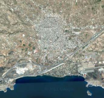 5. ΠΑΡΑΚΤΙΑ ΖΩΝΗ ΒΑΡΕΑ 5.1 Τοποθεσία Η Βαρέα είναι η παράκτια περιοχή της πόλης των Μεγάρων. Βρίσκεται νοτιοδυτικά του Νομού Αττικής και ανήκει στον Σαρωνικό κόλπο.