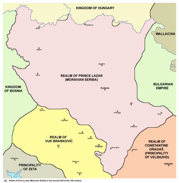 Лазарева Моравска Србија у 14.