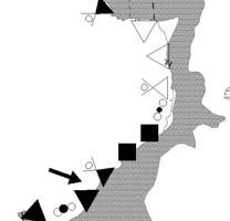 ΑΓΚΥΡΟΒΟΛΙΑ, ΜΑΡΙΝΕΣ ΑΚΤΗ ΤΕΧΝΗΤΗ ΣΧΗΜΑ 1α: Λιθοµορφολογικός χάρτης ακτών, που αναπτύσσονται σε Τεταρτογενείς σχηµατισµούς.