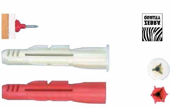 Пластична типла ZEBRA SHARK Добро е да се знае при монтажа избраниот анкер/типла учествува во 4 операции: 1. Дупчење: со квалитетна бургија со помош на вибрациона дупчалка (master H-26 MLS).