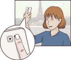 Εφαρμογές Selfie Κάντε λήψη πορτρέτων του εαυτού σας με την μπροστινή κάμερα. Μπορείτε να κάνετε προεπισκόπηση διάφορων εφέ ομορφιάς στην οθόνη.