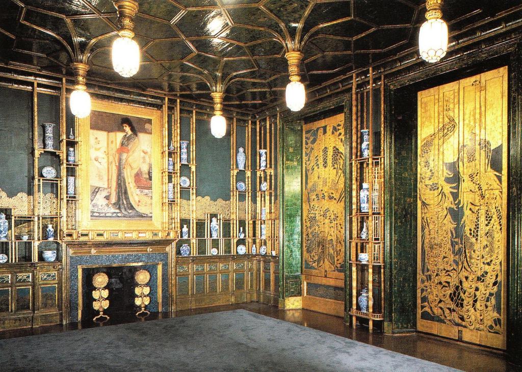 Το Δωμάτιο του Παγωνιού 963J. James Abbott McNeill Whistler, Αρμονία σε Μπλε και Χρυσό.