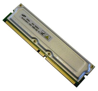 Η μνήμη RAMBUS Υιοθετήθηκε από την Intel για το Pentium & Itanium. Ανταγωνιστής της SDRAM. Όλοι οι ακροδέκτες σε μια σειρά. 28 ακροδέκτες (1.