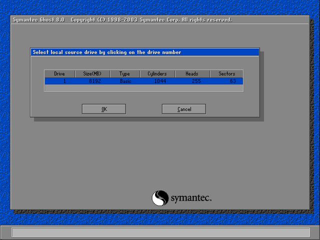 Εικόνα 59 Symantec Ghost Corporate: επιλογή Session Name Επιλέγεται η
