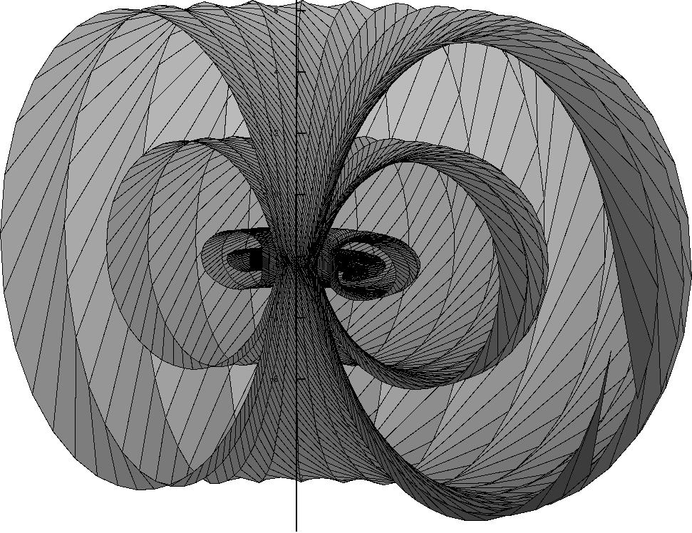 5.1 Βασvικά σvτοιχεία των twistors 5.1.1.4 Ισvοδυναμία Robinson Ενας μηδενικός null twistor αντισvτοιχεί σvε μια γεωδαισvιακή σvτον χώρο Minkowski.
