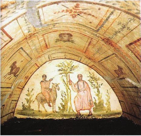 196 Горан Јанићијевић Сл. 6 Пророк Валам, катакомба на Via Latina Fig. 6 Prophet Balaam, a catacomb on Via Latina. Сл. 7 Пророк Валам, лоза Јесејева, Дечани Fig.