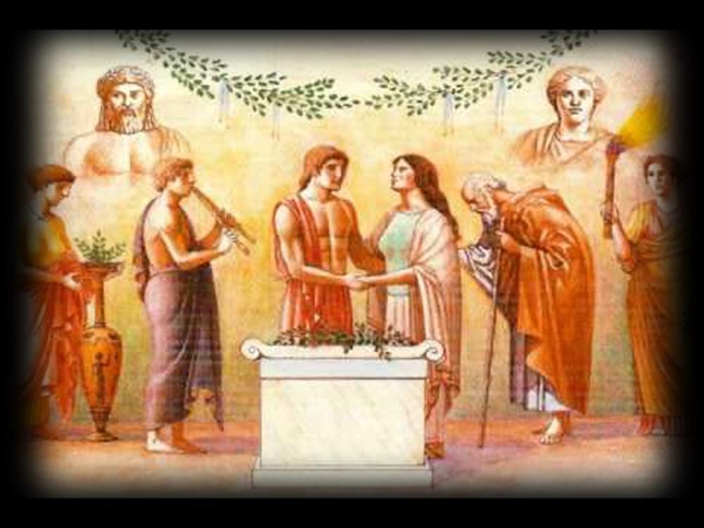 Αρχαία Χρόνια Στην Αρχαία Αθήνα έκαναν ένα είδος προικοσύμφωνου(πριν το γάμο), που ήτανε ένα συμβόλαιο όπου καταγραφόταν η προίκα και ονομαζόταν εγγυή.