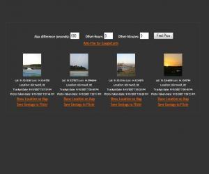 Flickr Mania 21 Μία μηχανή αναζήτησης του Flickr που επιτρέπει επίσης τον χαρακτηρισμό των φωτογραφιών του Flickr με ετικέτες που περιλαμβάνουν γεωγραφικές συντεταγμένες μέσω ενός GPS track file.