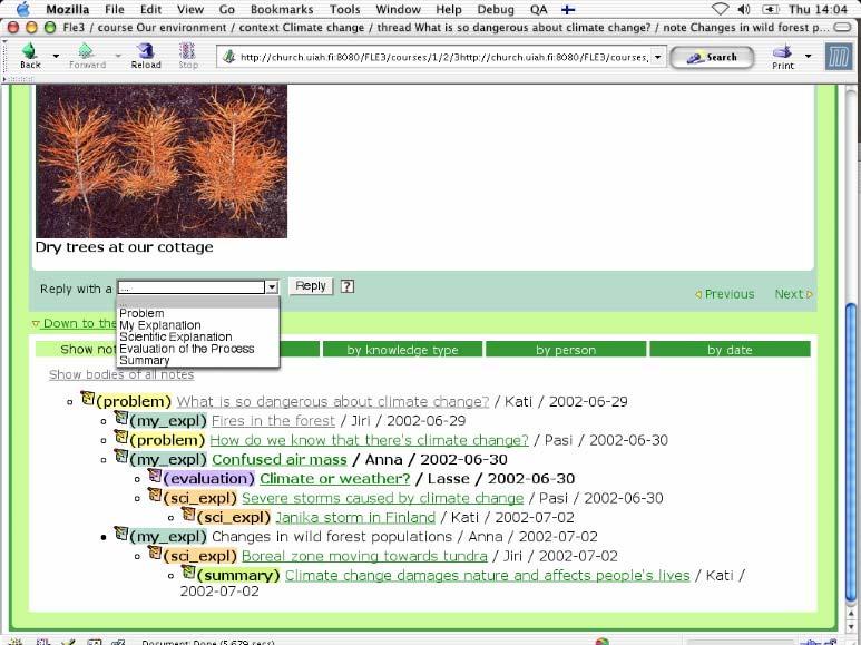 Discussion tools: Fle3 (http://fle3.