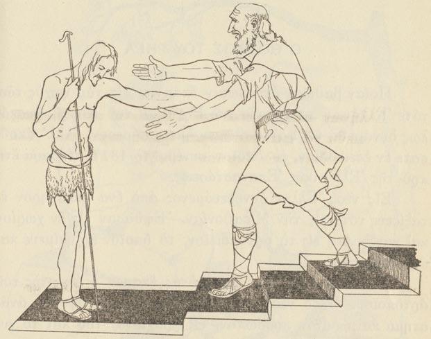 ἔτη ἔκλαιον ἀπαρηγόρητος, διότι τὸν ἐνόμιζον νεκρόν. Καὶ τώρα ζῇ καὶ εὑρίσκεται πλησίον μας. Ἄς ἑτοιμασθῇ λοιπὸν ἡ ἑορτή.